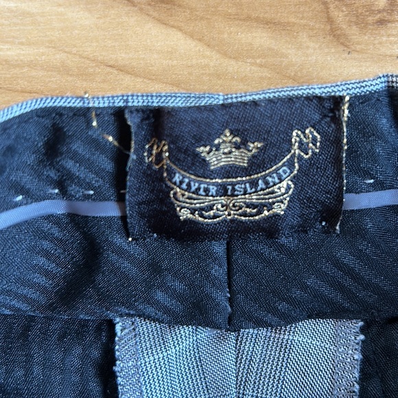 Grey plaid River Island dress shorts - Picture 3 of 5